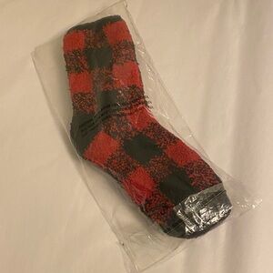 FREE Buffalo Check Fuzzy Socks